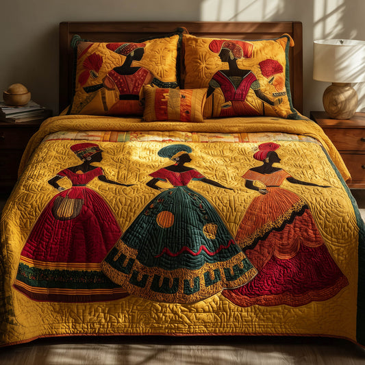 Soulbound Roots 3-Piece Quilted Bedding Set GFTOTL3869