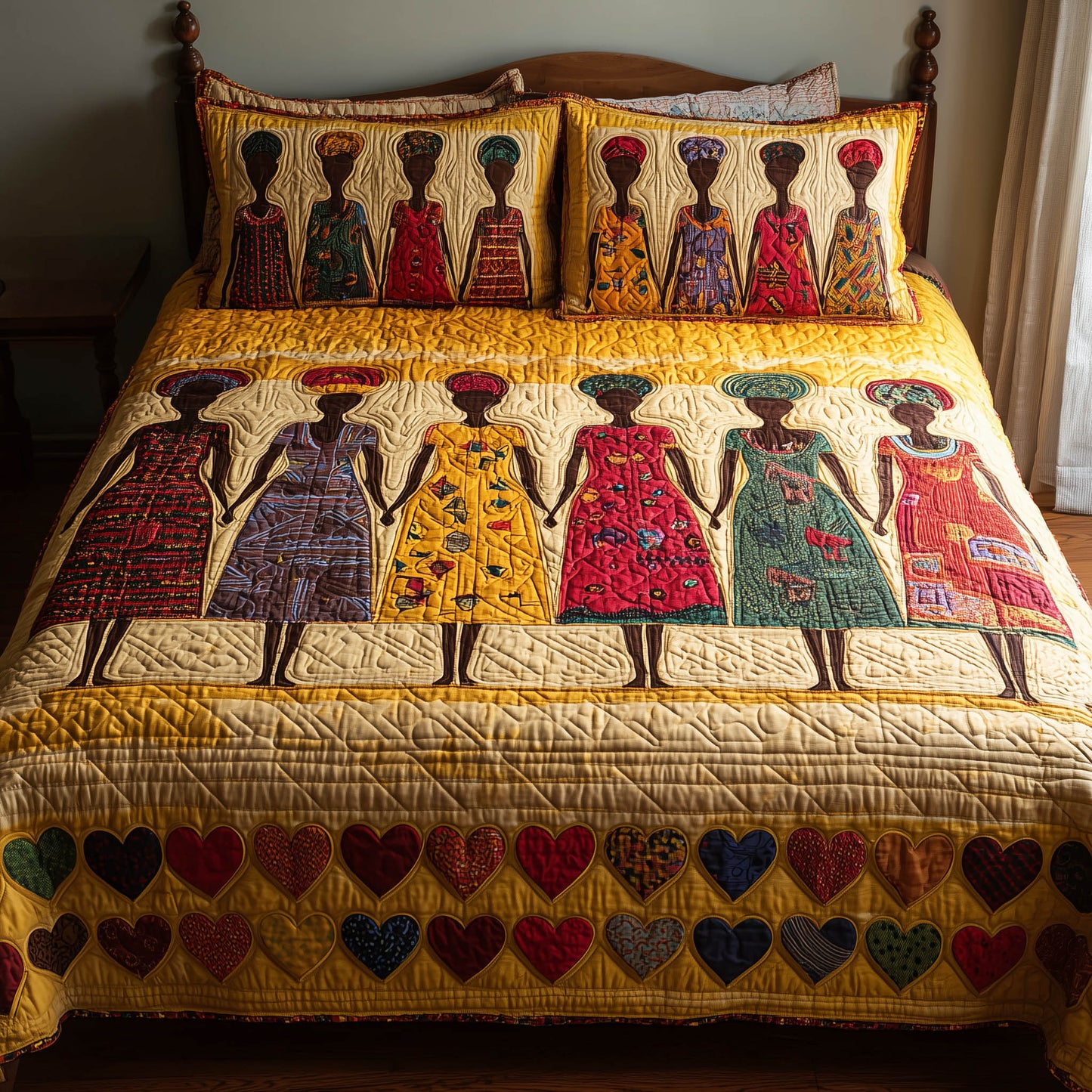 Soulbound Roots 3-Piece Quilted Bedding Set GFTOTL3872