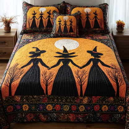 Gracefully Witchy 3-Piece Quilted Bedding Set GFTOTL3878