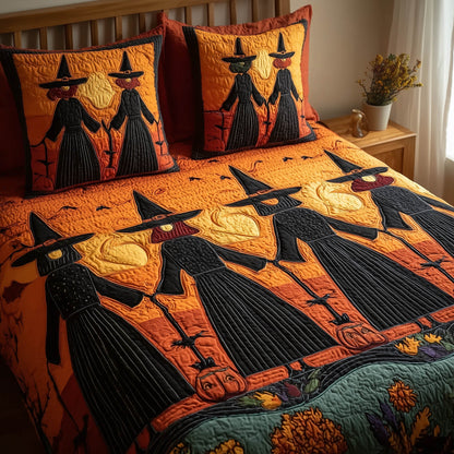 Gracefully Witchy 3-Piece Quilted Bedding Set GFTOTL3881