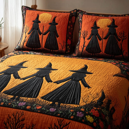 Gracefully Witchy 3-Piece Quilted Bedding Set GFTOTL3882