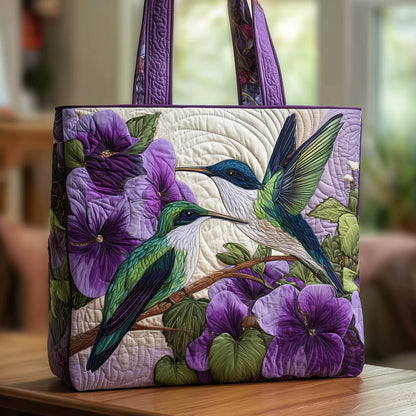 Amethyst Pair Quilted Tote Bag GFTOTL3907