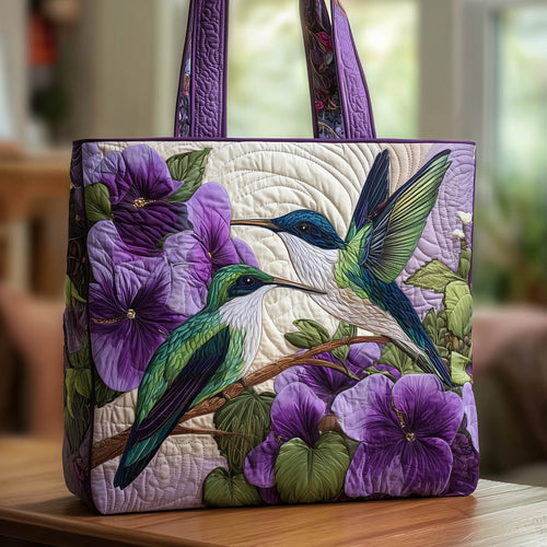 Amethyst Pair Quilted Tote Bag GFTOTL3907