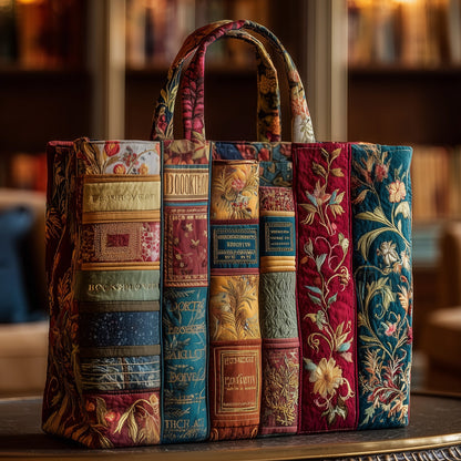 Booktrovert Quilted Tote Bag GFTOTL3917