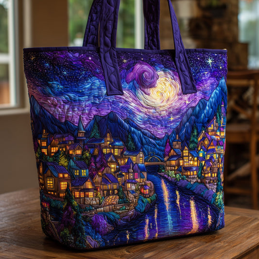 City of Starlight Quilted Tote Bag GFTOTL3924