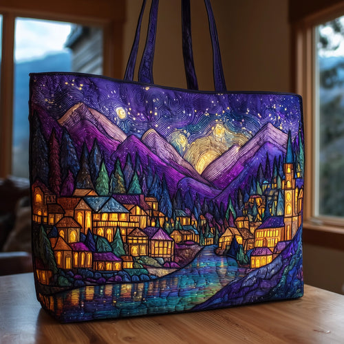City of Starlight Quilted Tote Bag GFTOTL3925