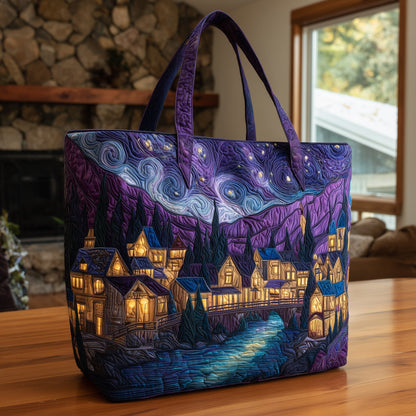 City of Starlight Quilted Tote Bag GFTOTL3929