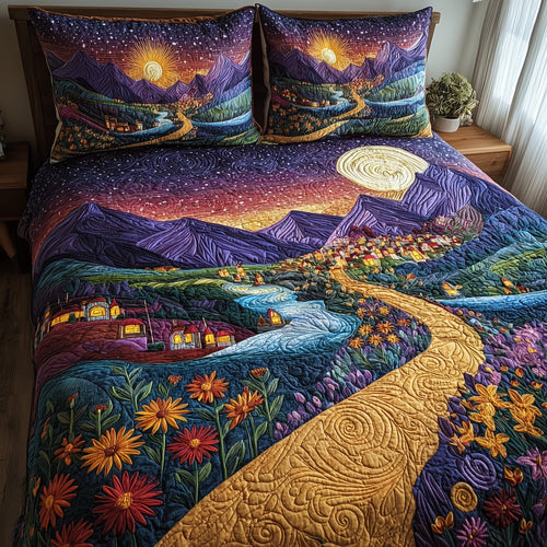 City of Starlight 3-Piece Quilted Bedding Set GFTOTL3935