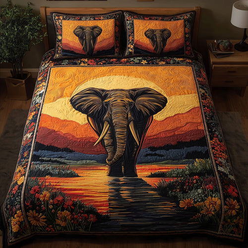 Sacred Soil Wanderer 3-Piece Quilted Bedding Set GFTOTL4001