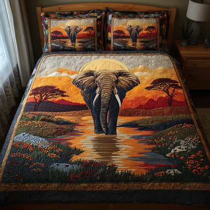 Sacred Soil Wanderer 3-Piece Quilted Bedding Set GFTOTL4002