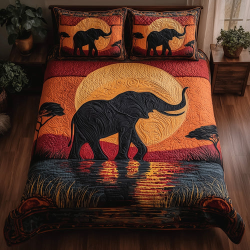 Sacred Soil Wanderer 3-Piece Quilted Bedding Set GFTOTL4003