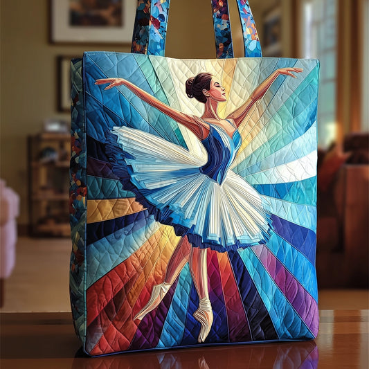 Graceful Ballerina Quilted Tote Bag GFTOTL4030