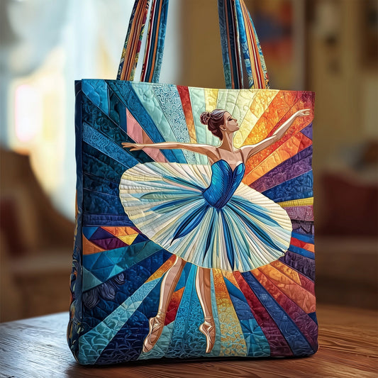 Graceful Ballerina Quilted Tote Bag GFTOTL4034