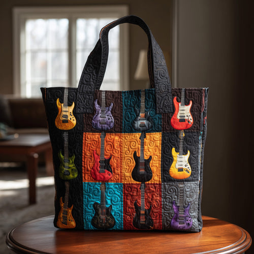 Guitar Collection Quilted Tote Bag GFTOTL4047