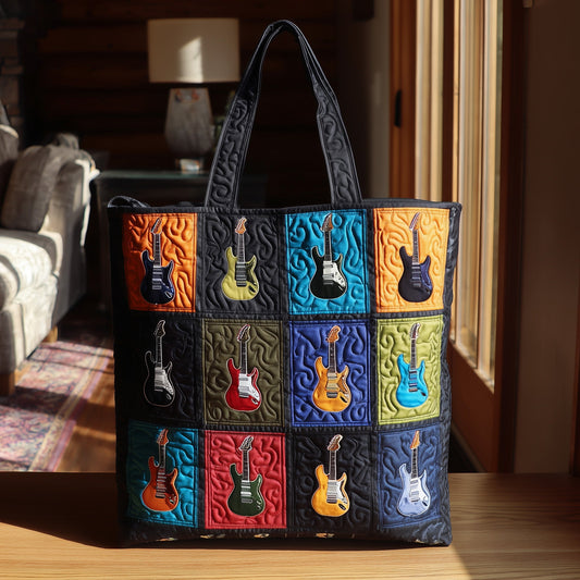 Guitar Collection Quilted Tote Bag GFTOTL4048