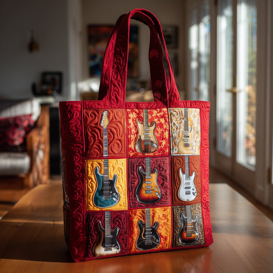 Guitar Collection Quilted Tote Bag GFTOTL4049