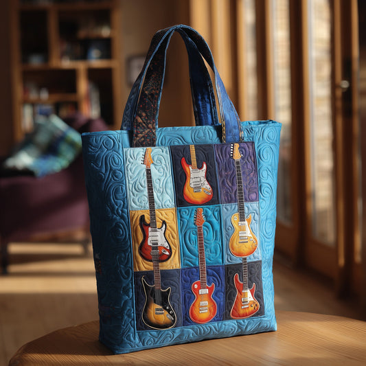 Guitar Collection Quilted Tote Bag GFTOTL4050