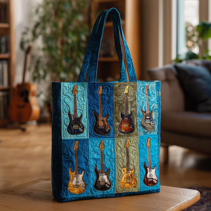 Guitar Collection Quilted Tote Bag GFTOTL4051