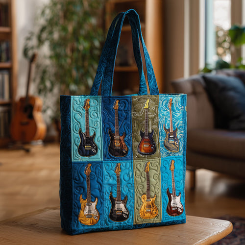 Guitar Collection Quilted Tote Bag GFTOTL4051