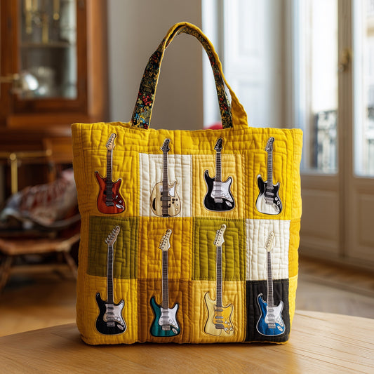 Guitar Collection Quilted Tote Bag GFTOTL4053