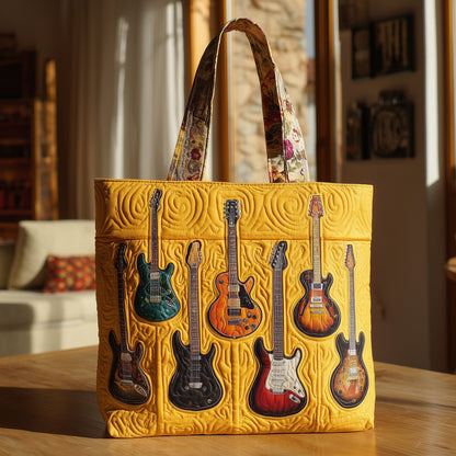 Guitar Collection Quilted Tote Bag GFTOTL4055