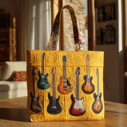 Guitar Collection Quilted Tote Bag GFTOTL4055