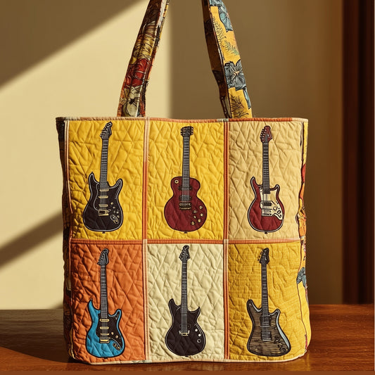 Guitar Collection Quilted Tote Bag GFTOTL4057