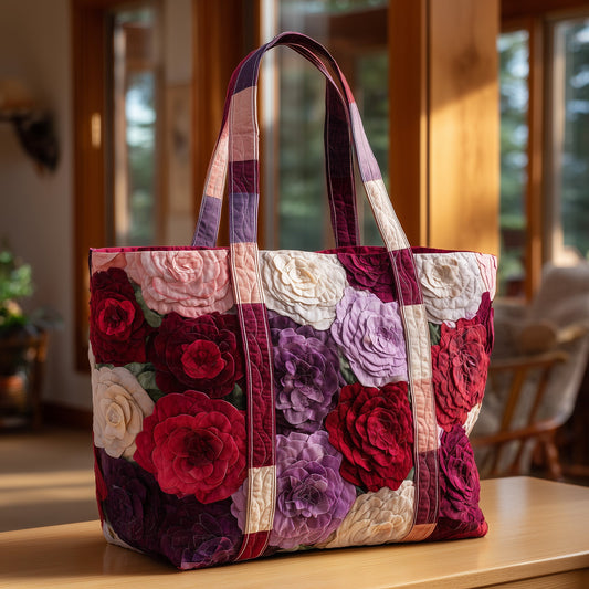 Amazing Roses Quilted Tote Bag GFTOTL4059