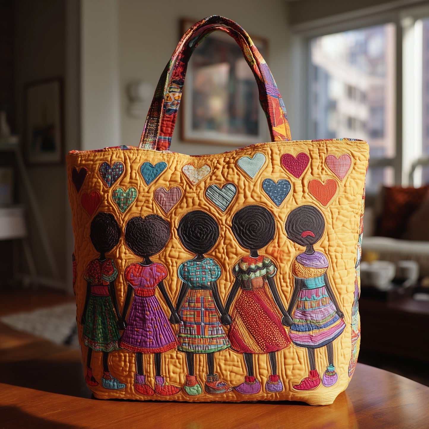 Young Future Quilted Tote Bag GFTOTL4070