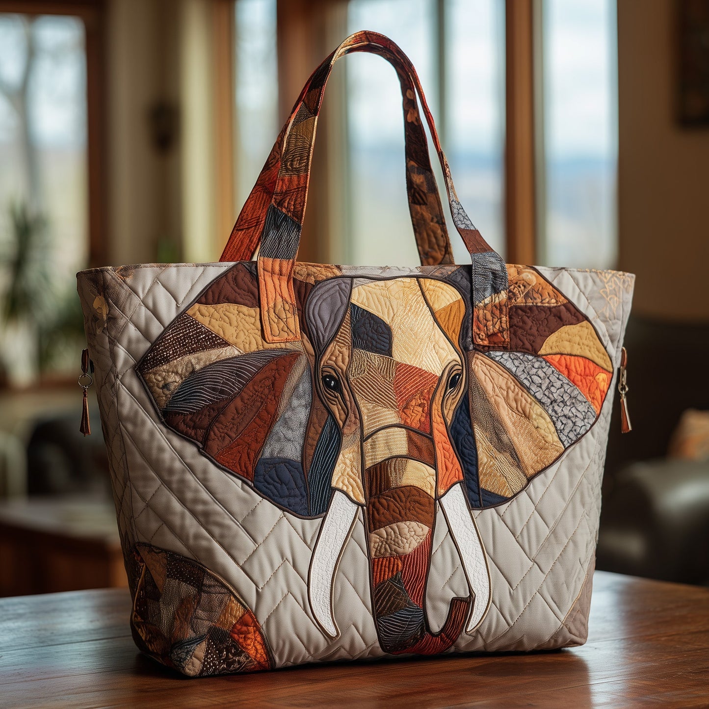 Midnight Wanderer Quilted Tote Bag GFTOTL4098