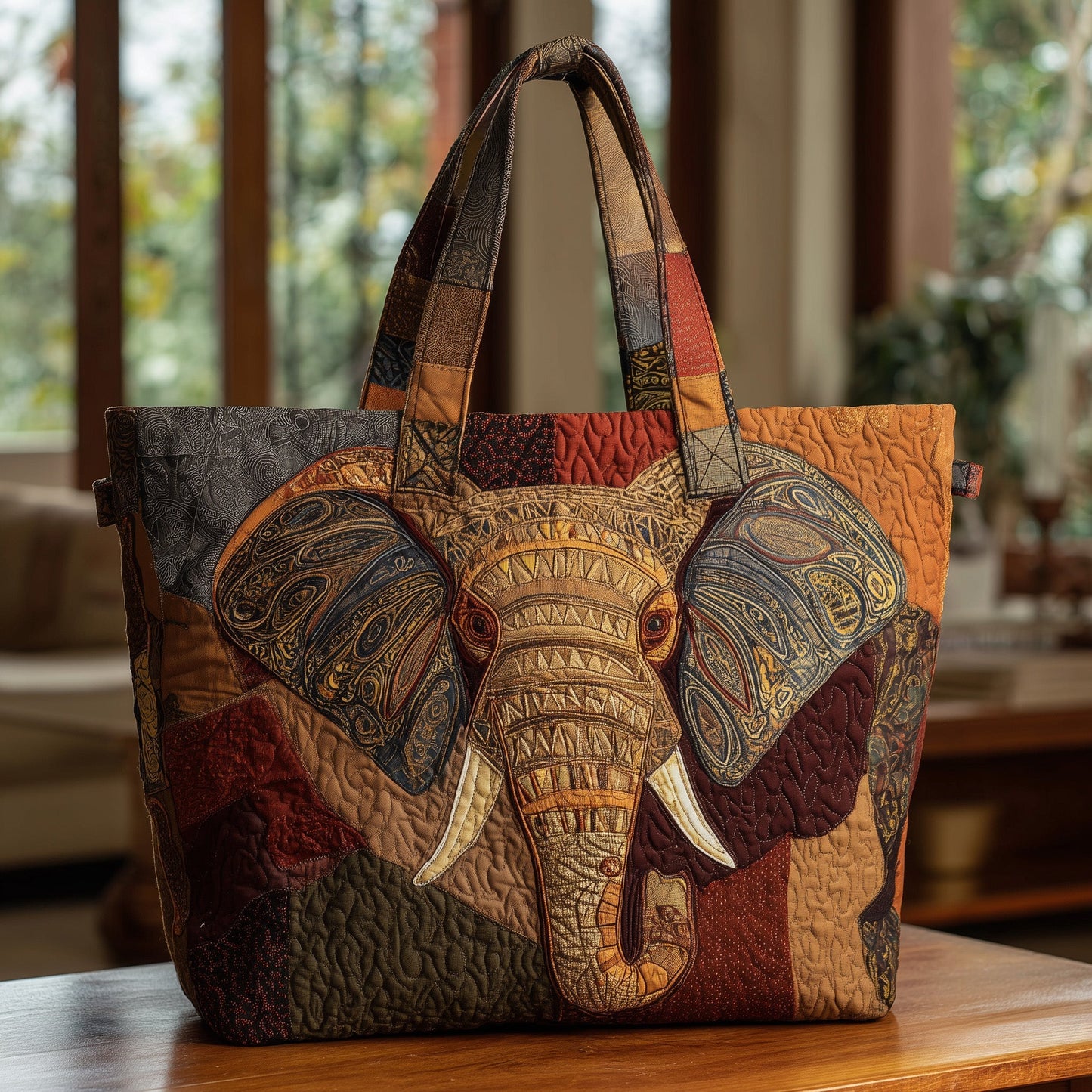 Midnight Wanderer Quilted Tote Bag GFTOTL4100