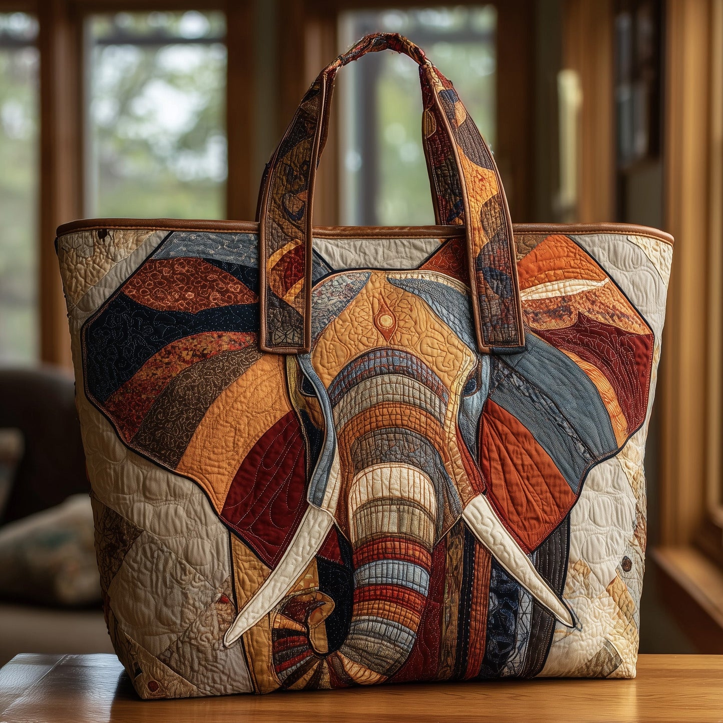 Midnight Wanderer Quilted Tote Bag GFTOTL4101