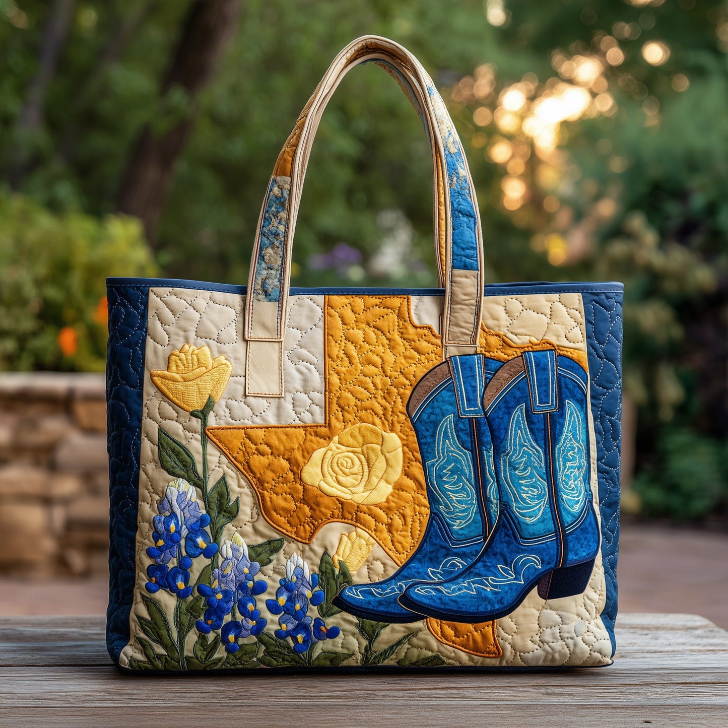Texas Soul Quilted Tote Bag GFTOTL4106