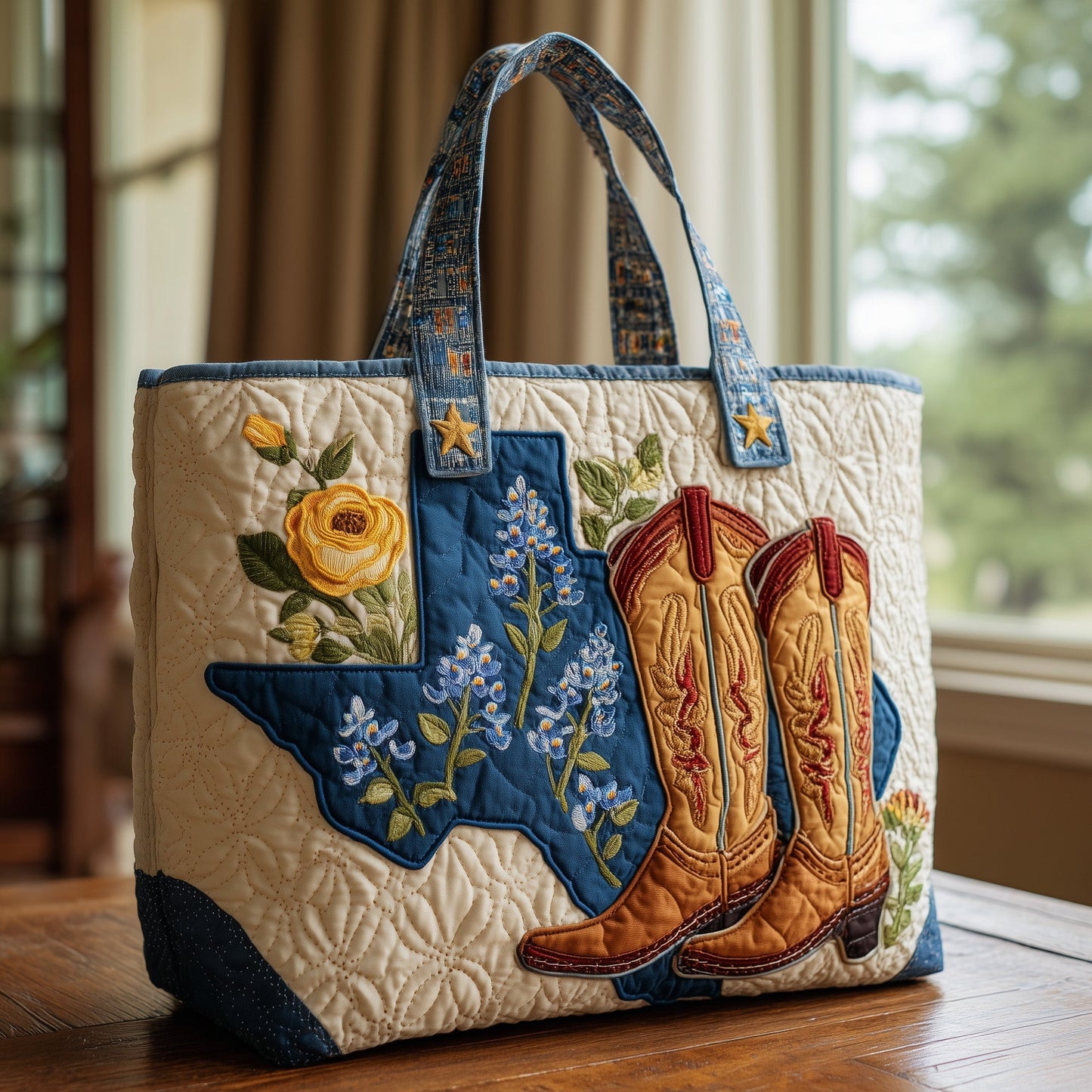 Texas Soul Quilted Tote Bag GFTOTL4108