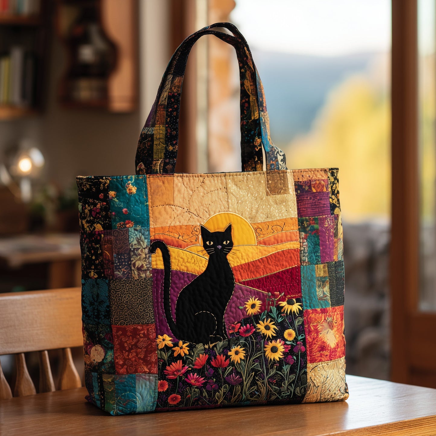 Loved Cat in Heaven Quilted Tote Bag GFTOTL4136