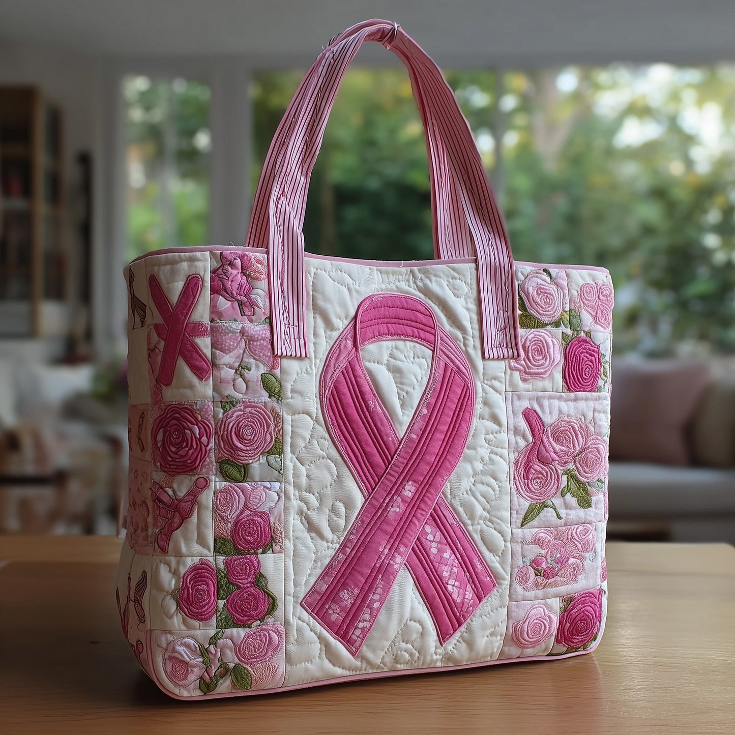 Strong Bloom Quilted Tote Bag GFTOTL4153