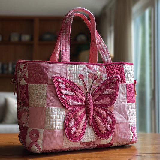 Strong Butterfly Quilted Tote Bag GFTOTL4169