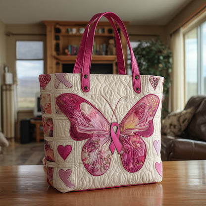Strong Butterfly Quilted Tote Bag GFTOTL4171
