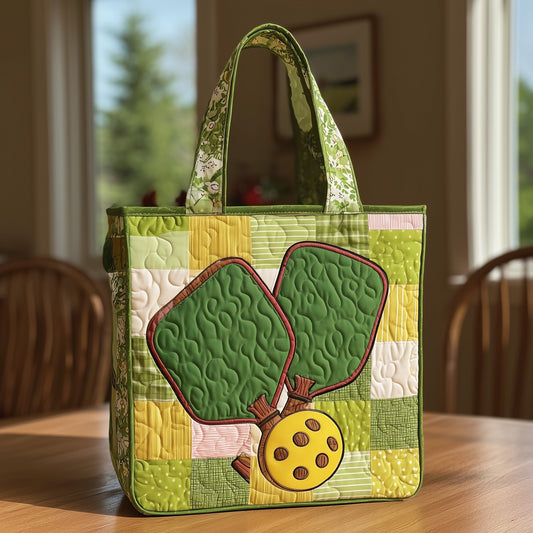 Pickleball Quilted Tote Bag GFTOTL4174