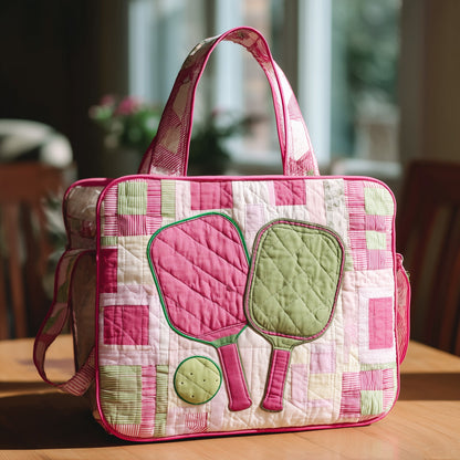 Pickleball Quilted Tote Bag GFTOTL4178