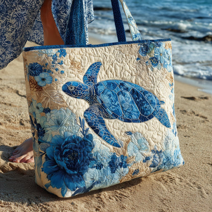 Blooming Sea Way Quilted Tote Bag GFTOTL4202
