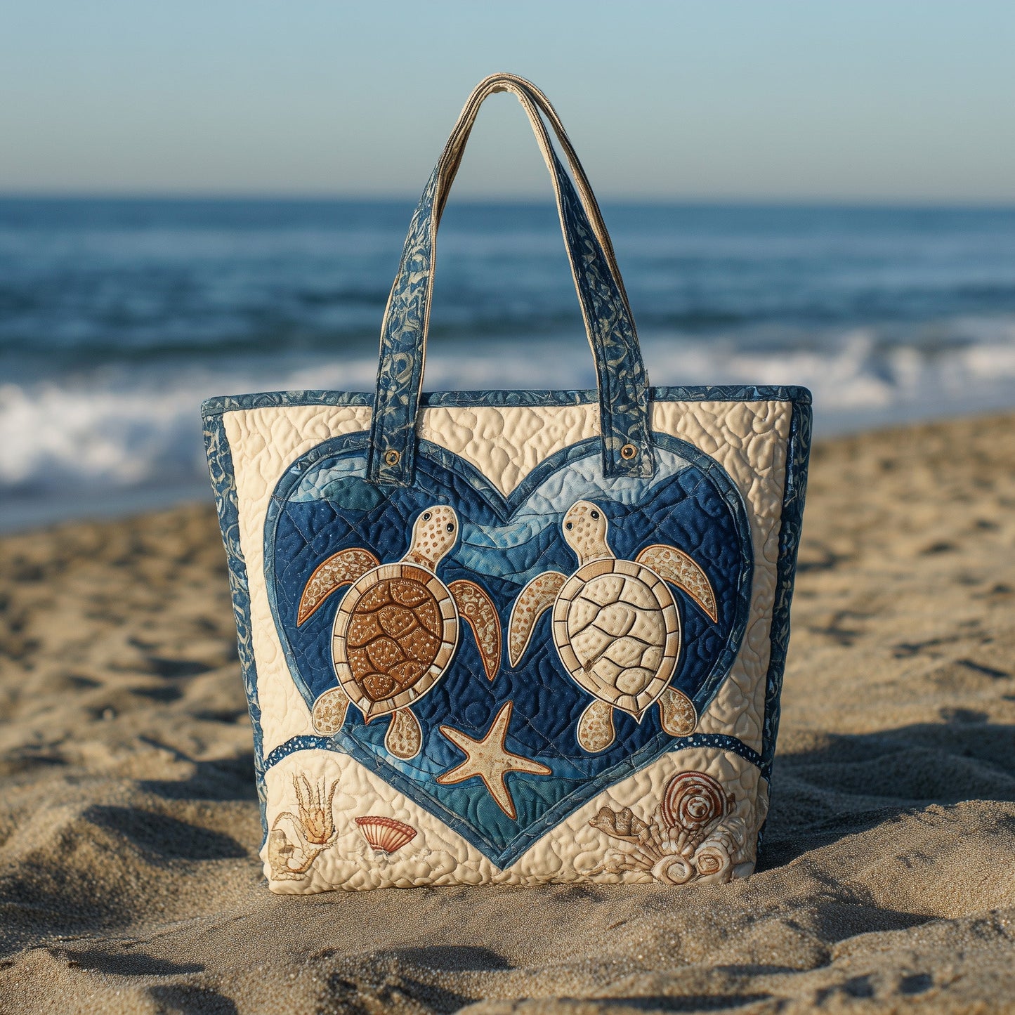 Ocean Romance Quilted Tote Bag GFTOTL4205