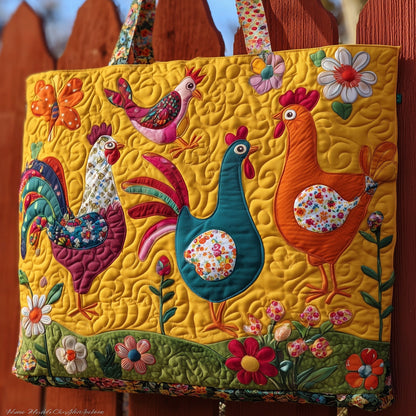 Funky Farmhouse Quilted Tote Bag GFTOTL4216