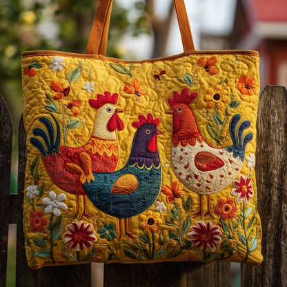 Funky Farmhouse Quilted Tote Bag GFTOTL4217