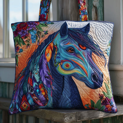 Dynamic Horse Quilted Tote Bag GFTOTL4226