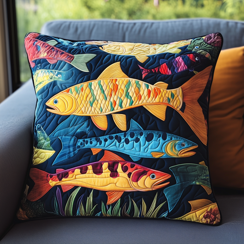 Fishing Quilted Pillow Case GFTOTL423