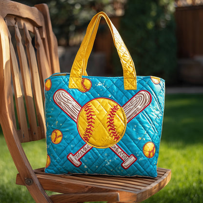Softball Quilted Tote Bag GFTOTL4278