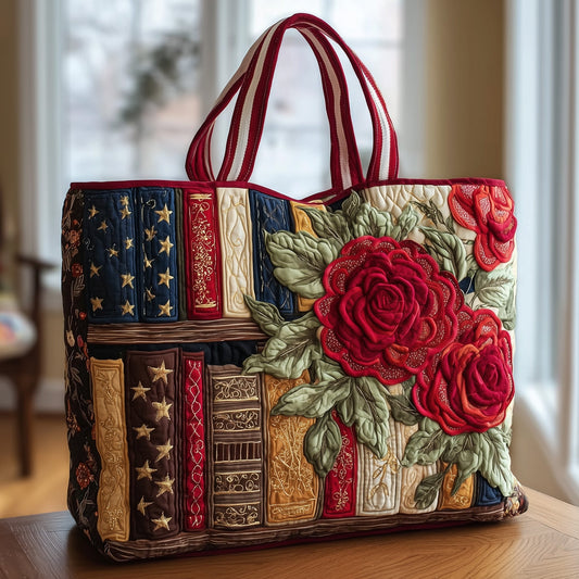 Book Nook Quilted Tote Bag GFTOTL4300