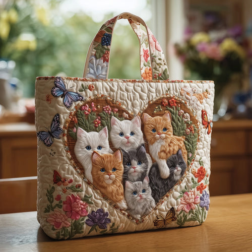 Whisker Whimsy Quilted Tote Bag GFTOTL4304