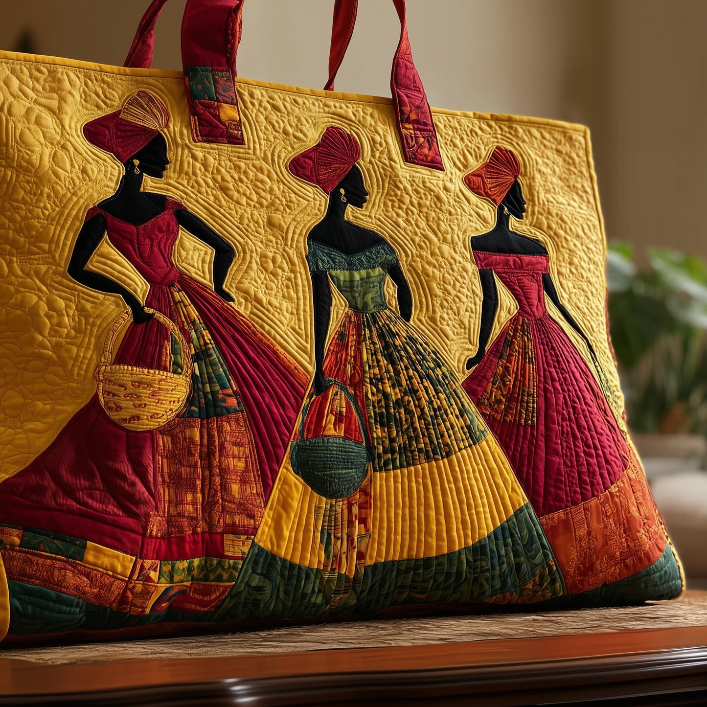 Soulbound Roots Quilted Tote Bag GFTOTL4314